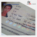 Hologram packaging stretch film for id card